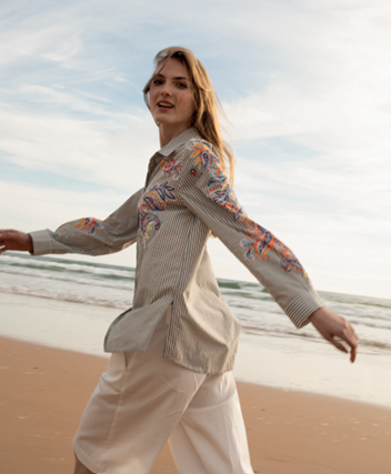 camicia Carla Ferroni 32496