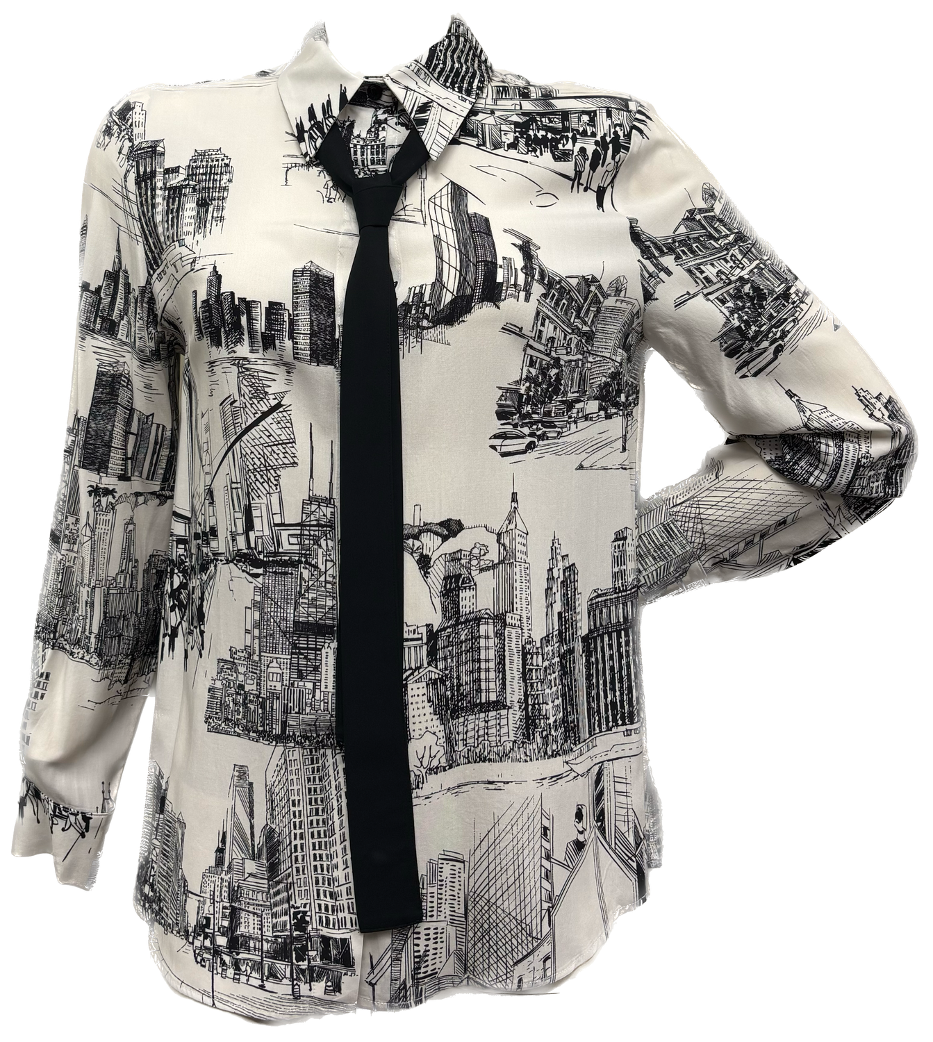 camicia fantasia Carla Ferroni 10496