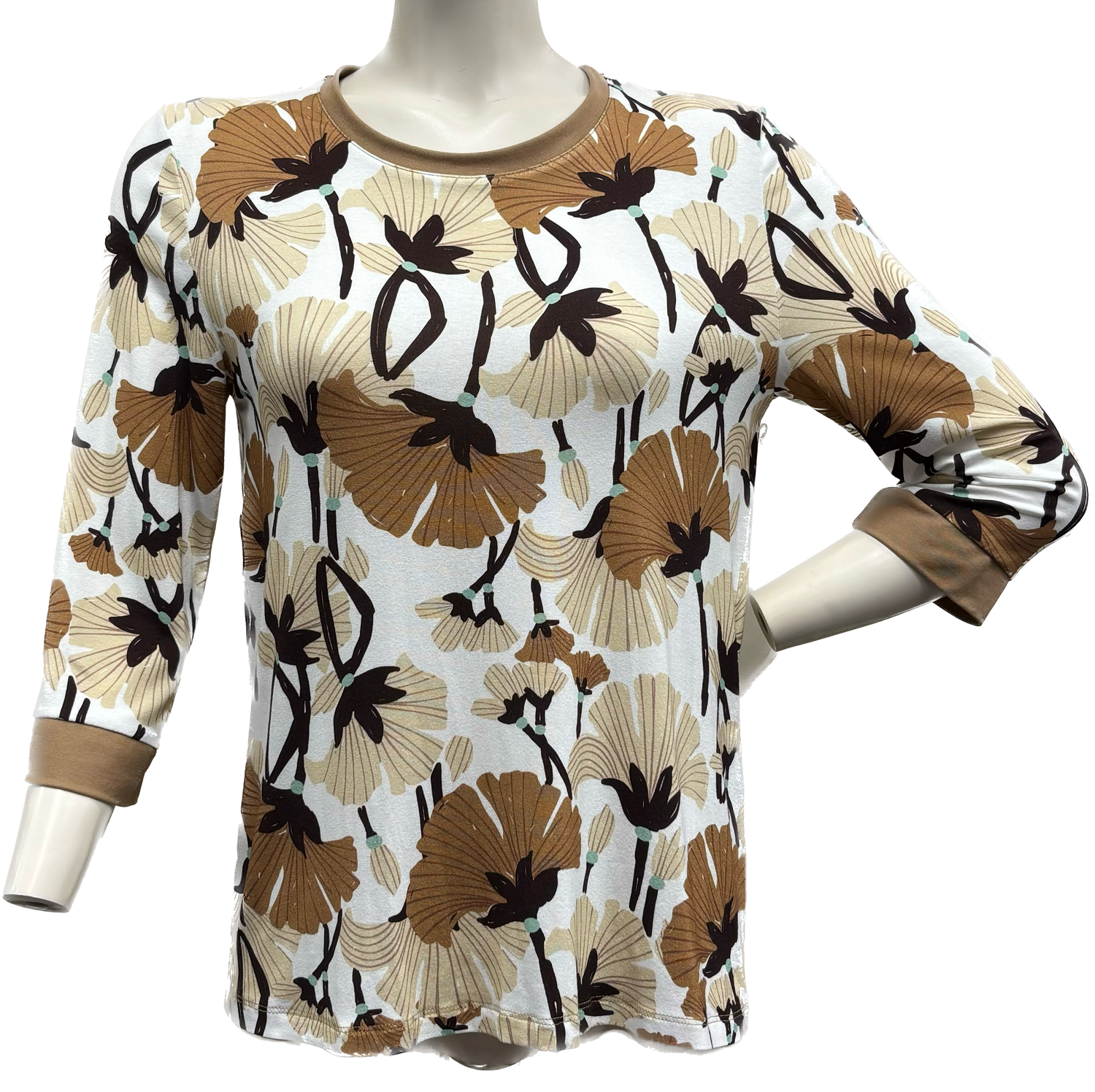 maglia casacca a fiori Carla Ferroni 10533