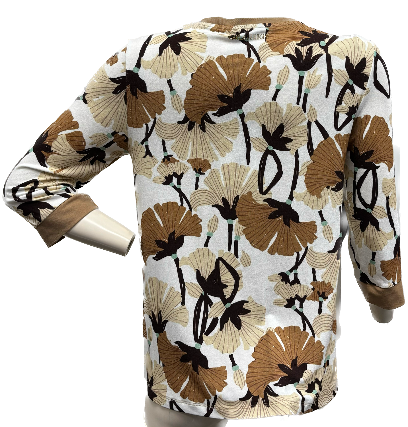 maglia casacca a fiori Carla Ferroni 10533