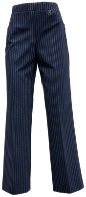 pantalone gessato Carla Ferroni 17933