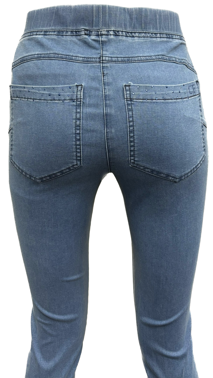 jeans Carla Ferroni 17965 elastico in vita