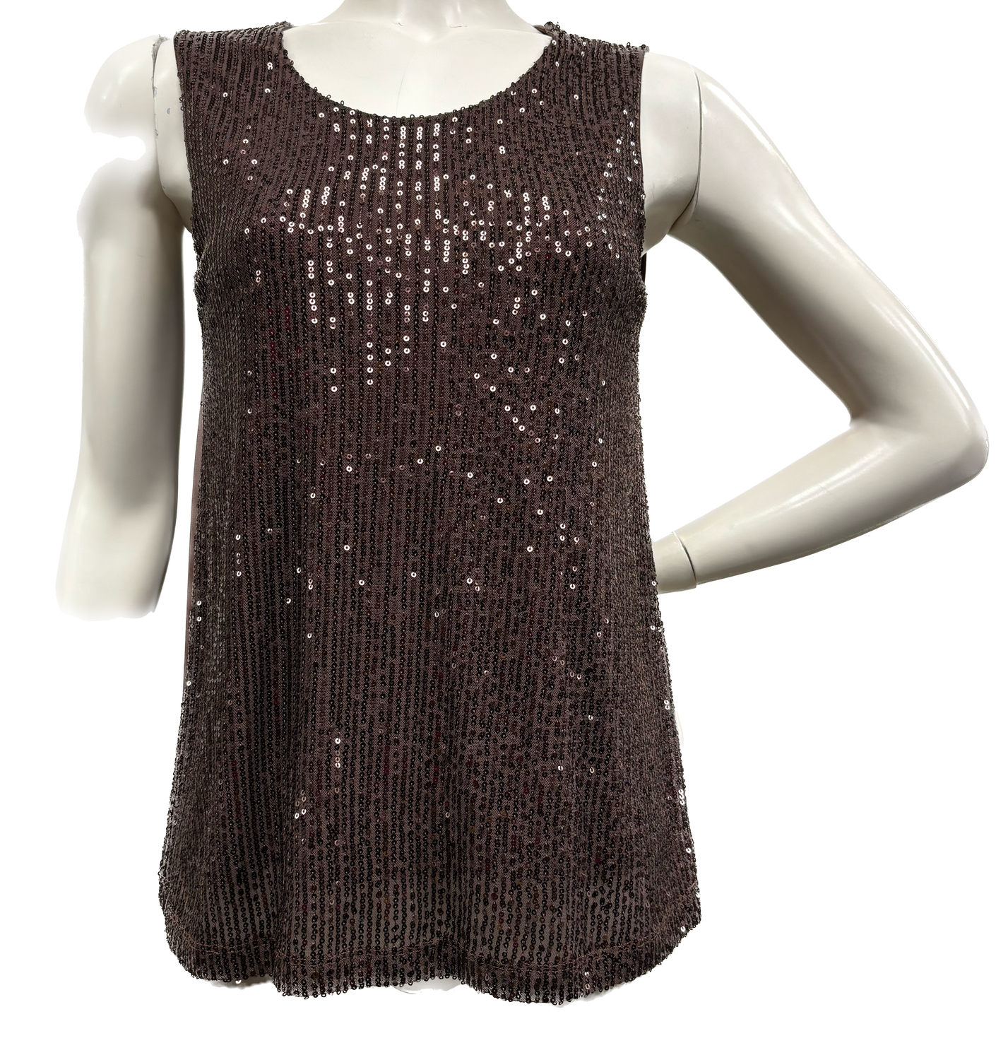 canotta paillettes Carla Ferroni 10631