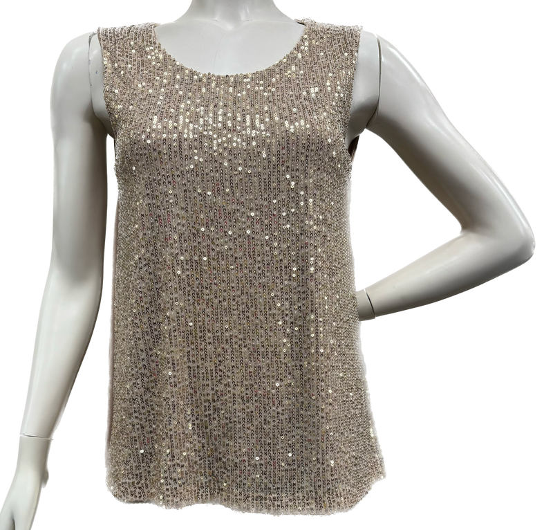 canotta paillettes Carla Ferroni 10631