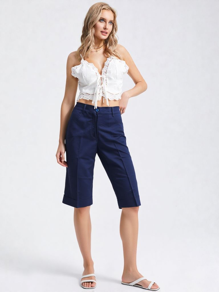 pantalone bermuda Carla Ferroni 12400