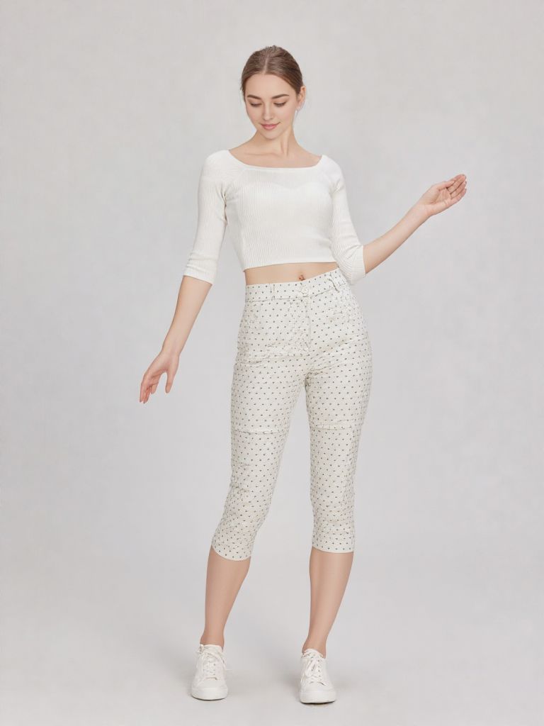 pantalone al polpaccio Carla Ferroni 12379