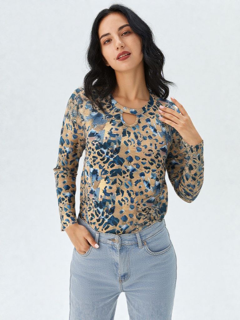 maglia animalier Carla Ferroni 10396