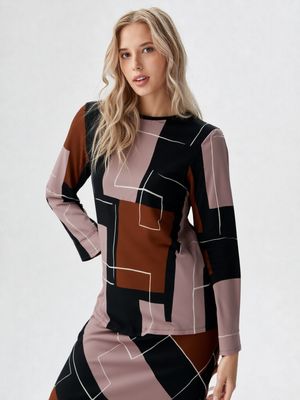 casacca a fantasia Carla Ferroni 10464