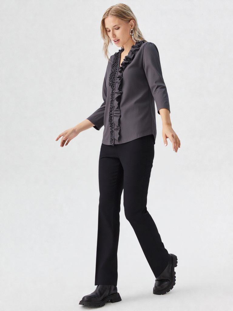 pantalone con elastico in vita Carla Ferroni 70031