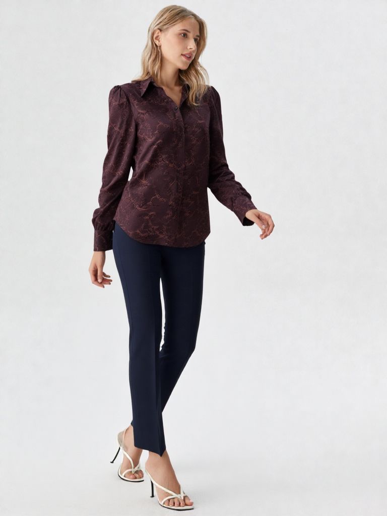 pantalone con elastico in vita Carla Ferroni 70031