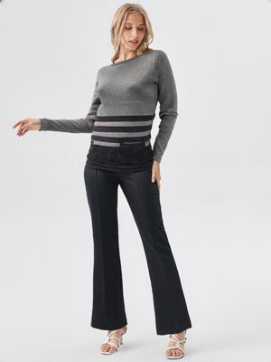 pantalone con elastico Carla Ferroni 17751