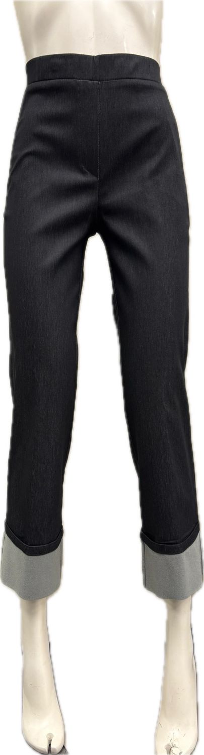 pantalone jeans con elastico in vita Carla Ferroni 70002