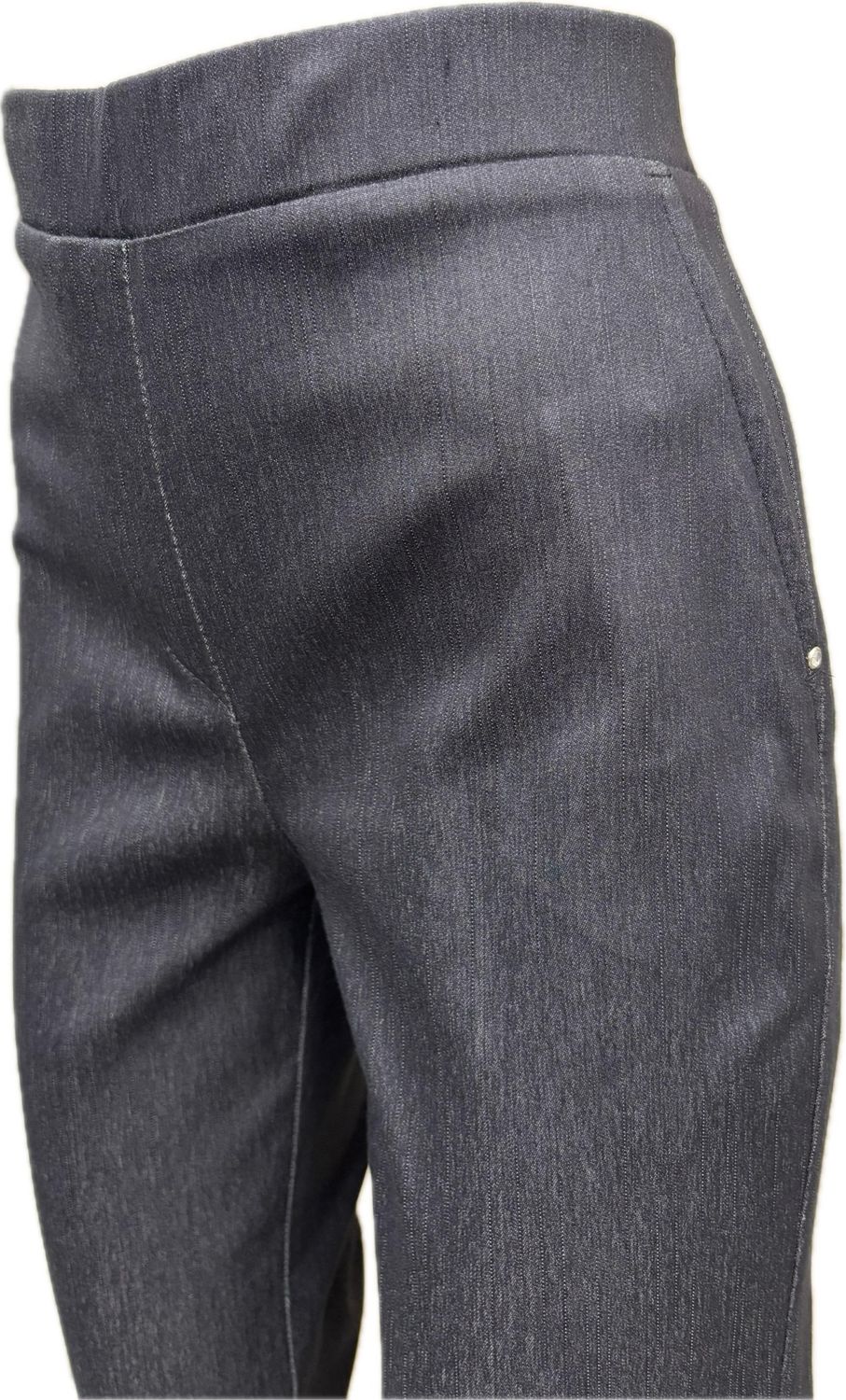 pantalone jeans con elastico in vita Carla Ferroni 70002