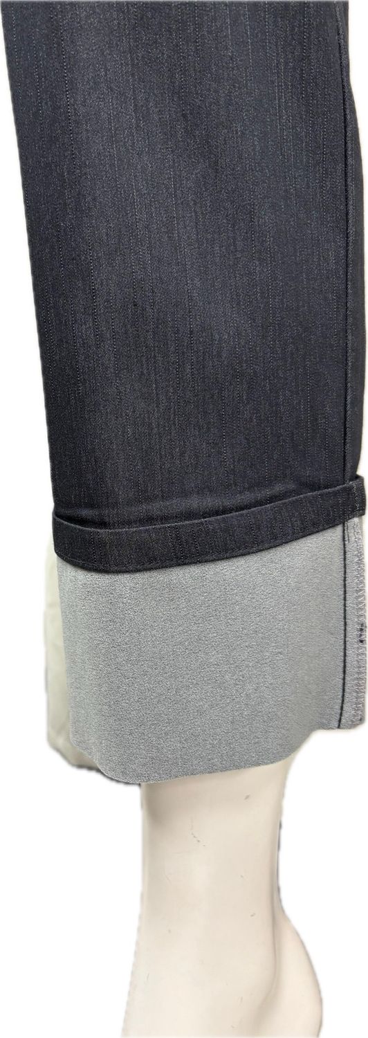 pantalone jeans con elastico in vita Carla Ferroni 70002