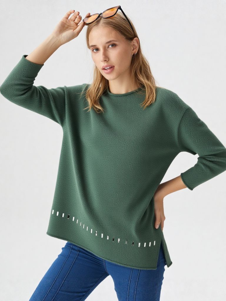 maglia maglione curvy Carla Ferroni 4355