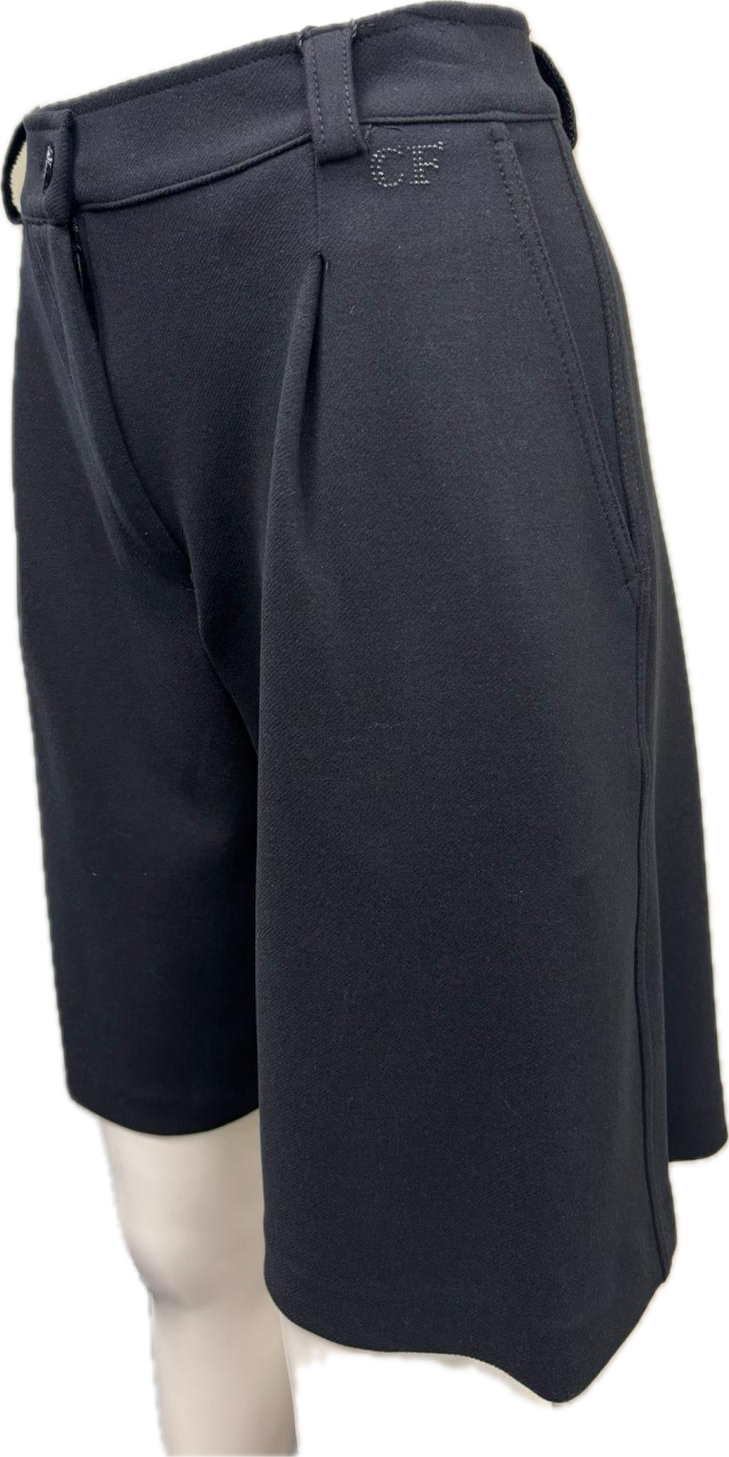 pantalone bermuda con zip Carla Ferroni 70108