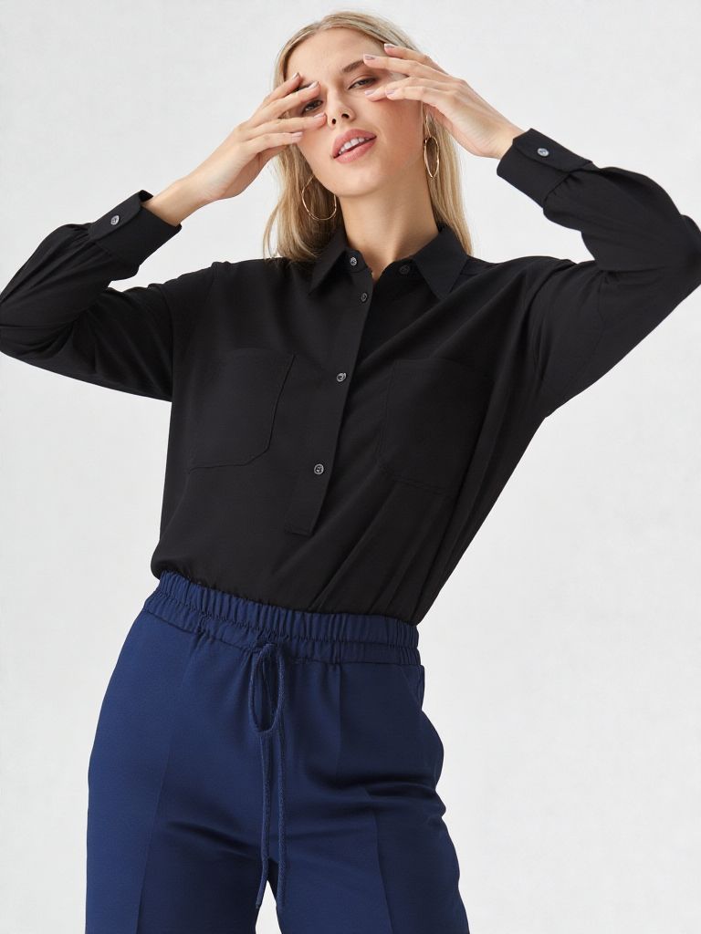 pantalone Carla Ferroni con elastico in vita 70076