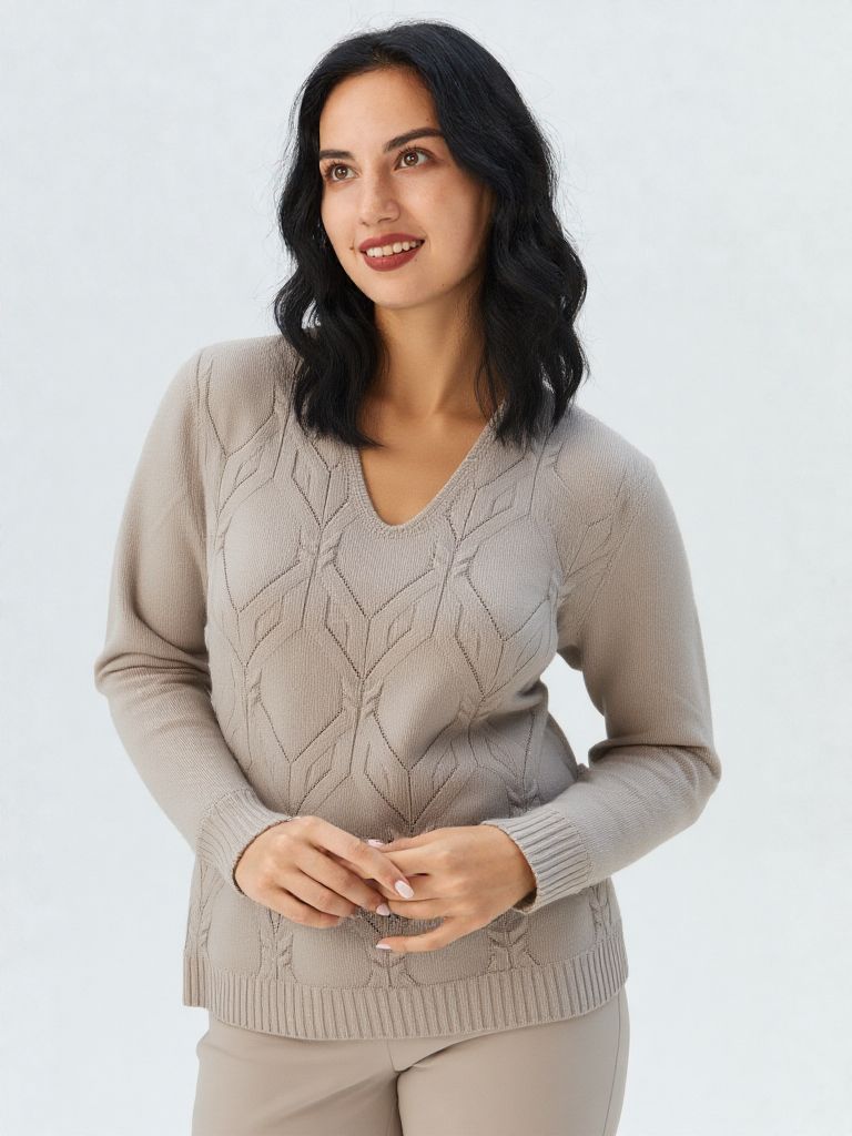 maglione scollo V Carla Ferroni 4260