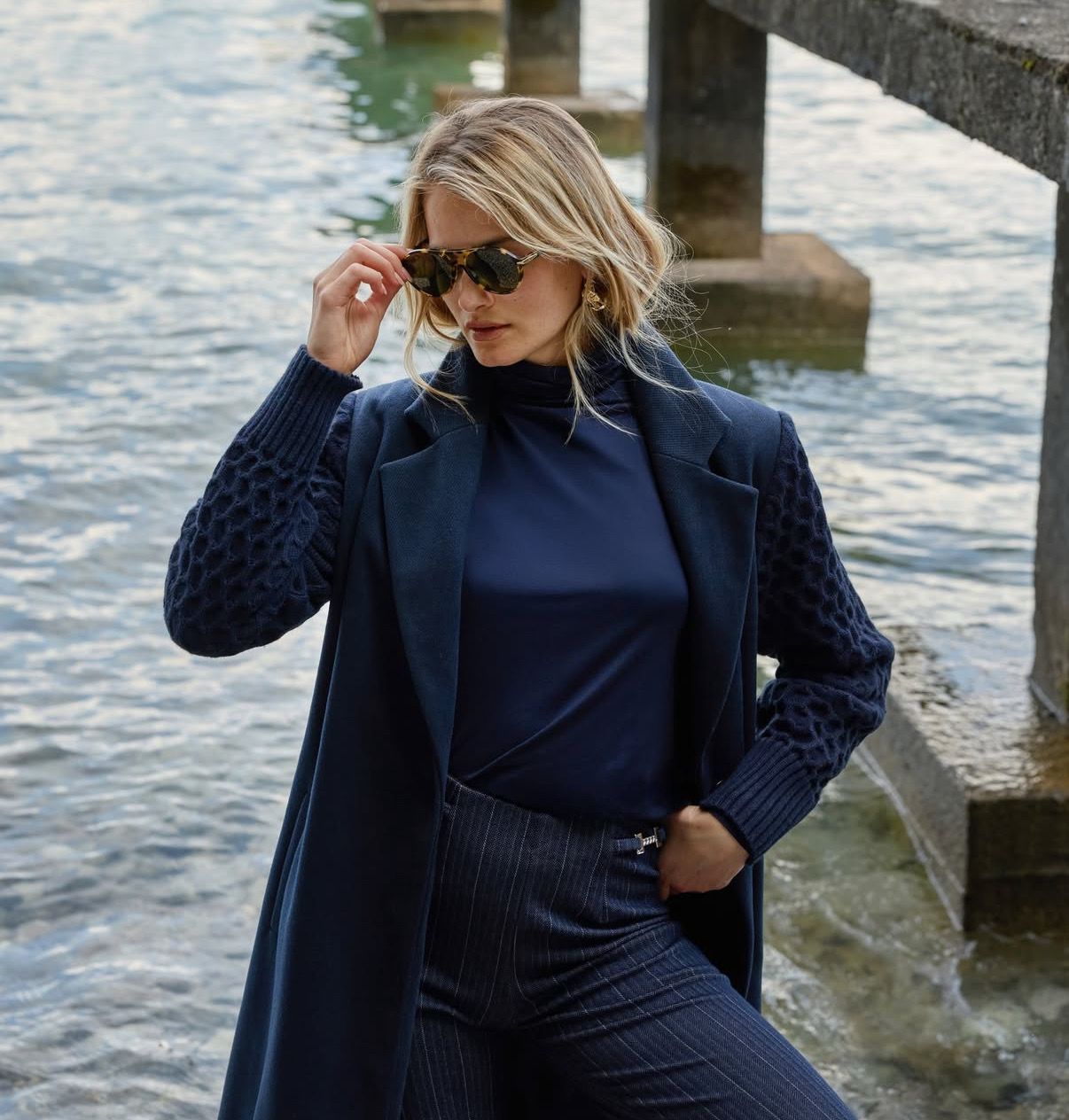 cappotto con tasche Carla Ferroni 70020