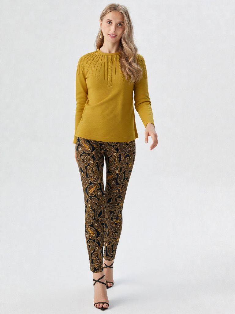 pantalone con elastico in vita Carla Ferroni 16778