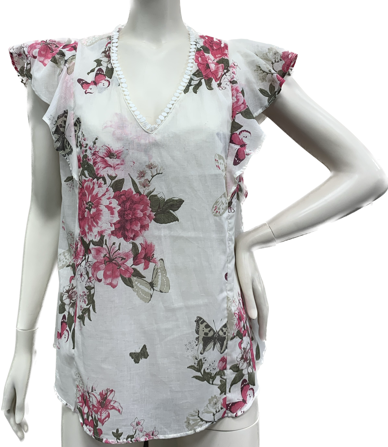 Casacca a fiori Carla Ferroni 10372