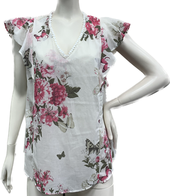 Casacca a fiori Carla Ferroni 10372