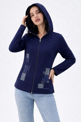 felpa con cappuccio Carla Ferroni 17798