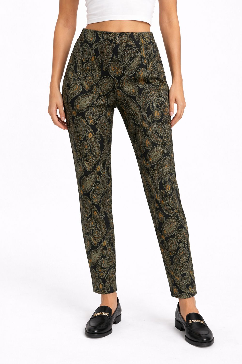 pantalone con elastico in vita Carla Ferroni 16778