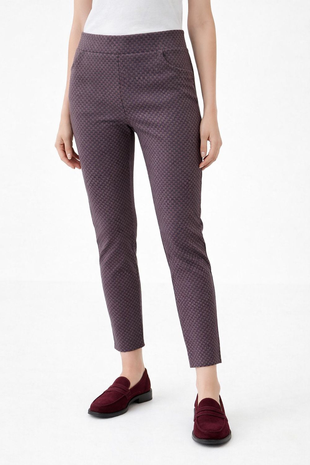 pantalone con elastico in vita Carla Ferroni 15909