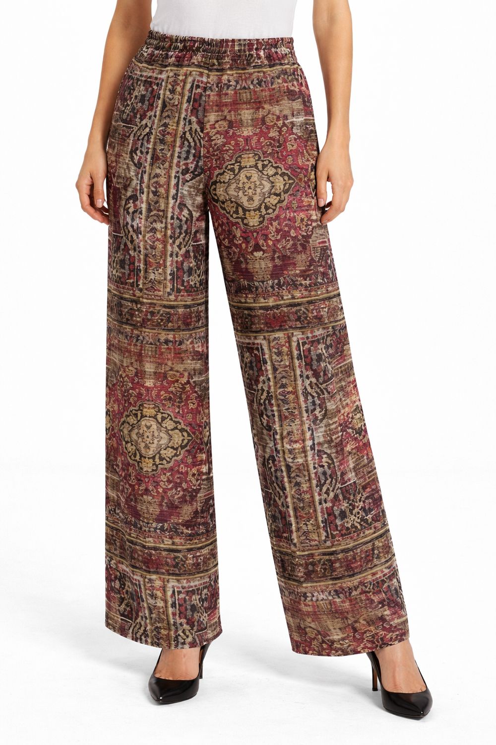 pantalone con elastico in vita Carla Ferroni 17119