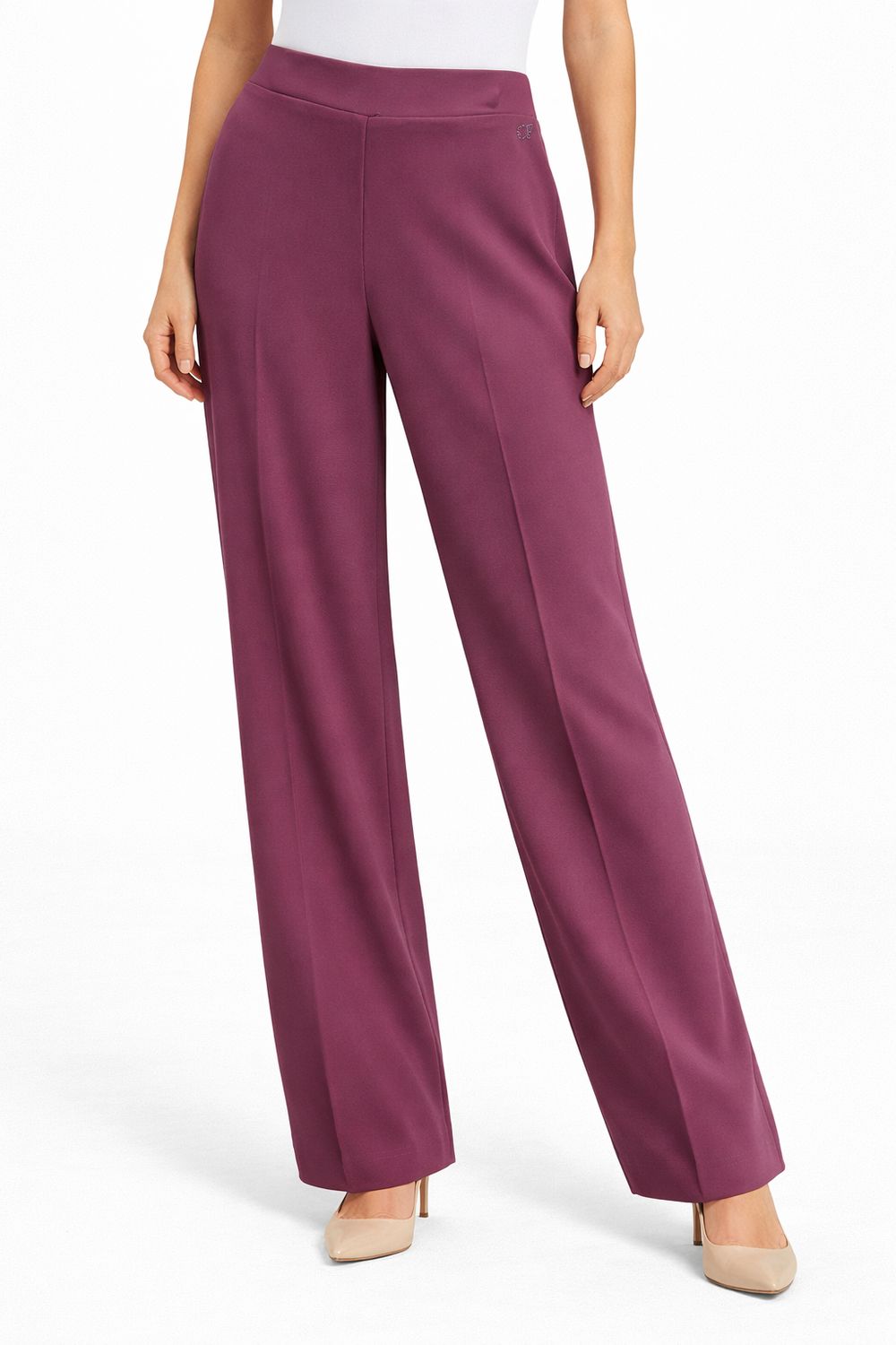 pantalone con elastico Carla Ferroni 17751