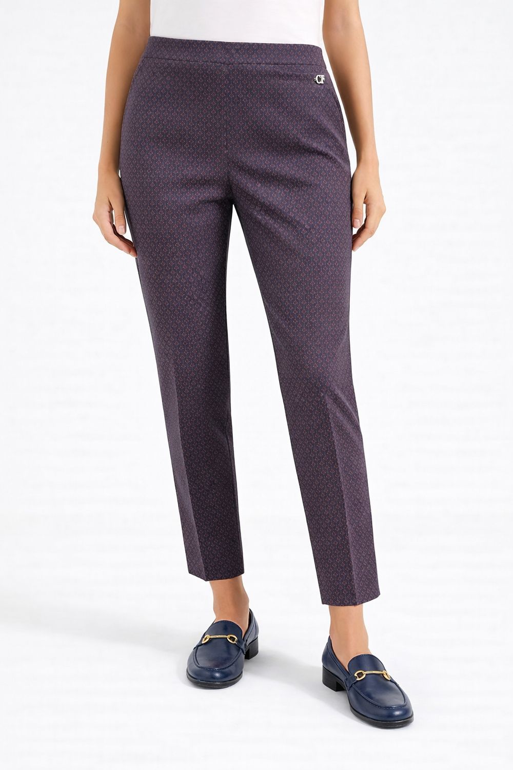 pantalone con elastico in vita Carla Ferroni 15928