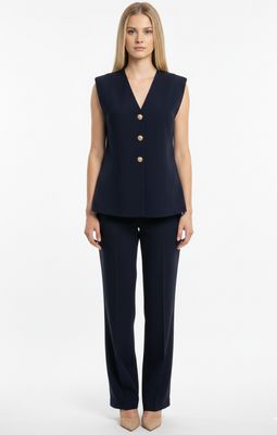 completo gilet pantalone Carla Ferroni L@b 70244 70245