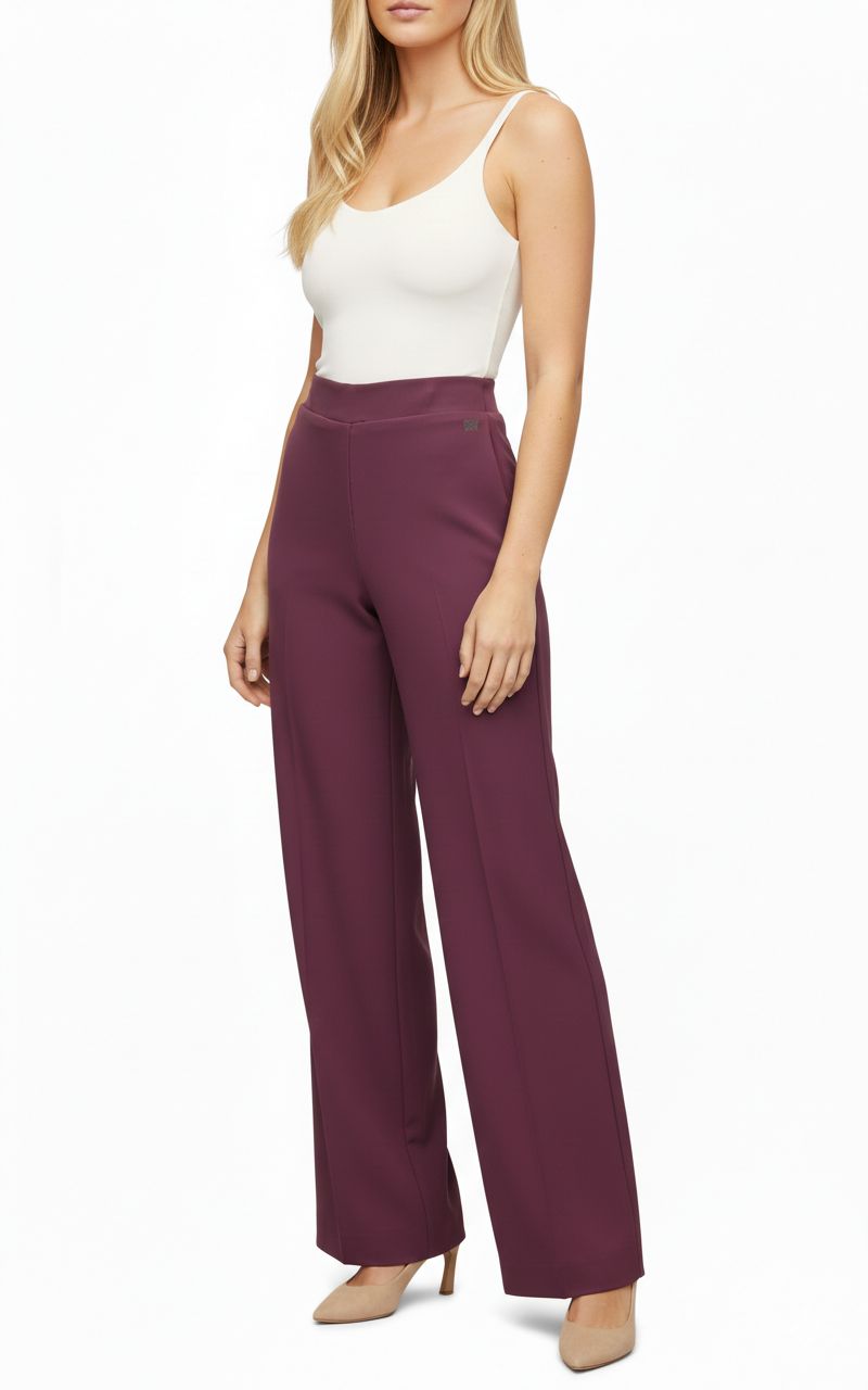 pantalone con elastico Carla Ferroni 17751