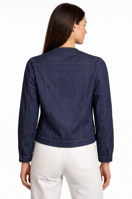 giubbino giacca di jeans Carla Ferroni 70269