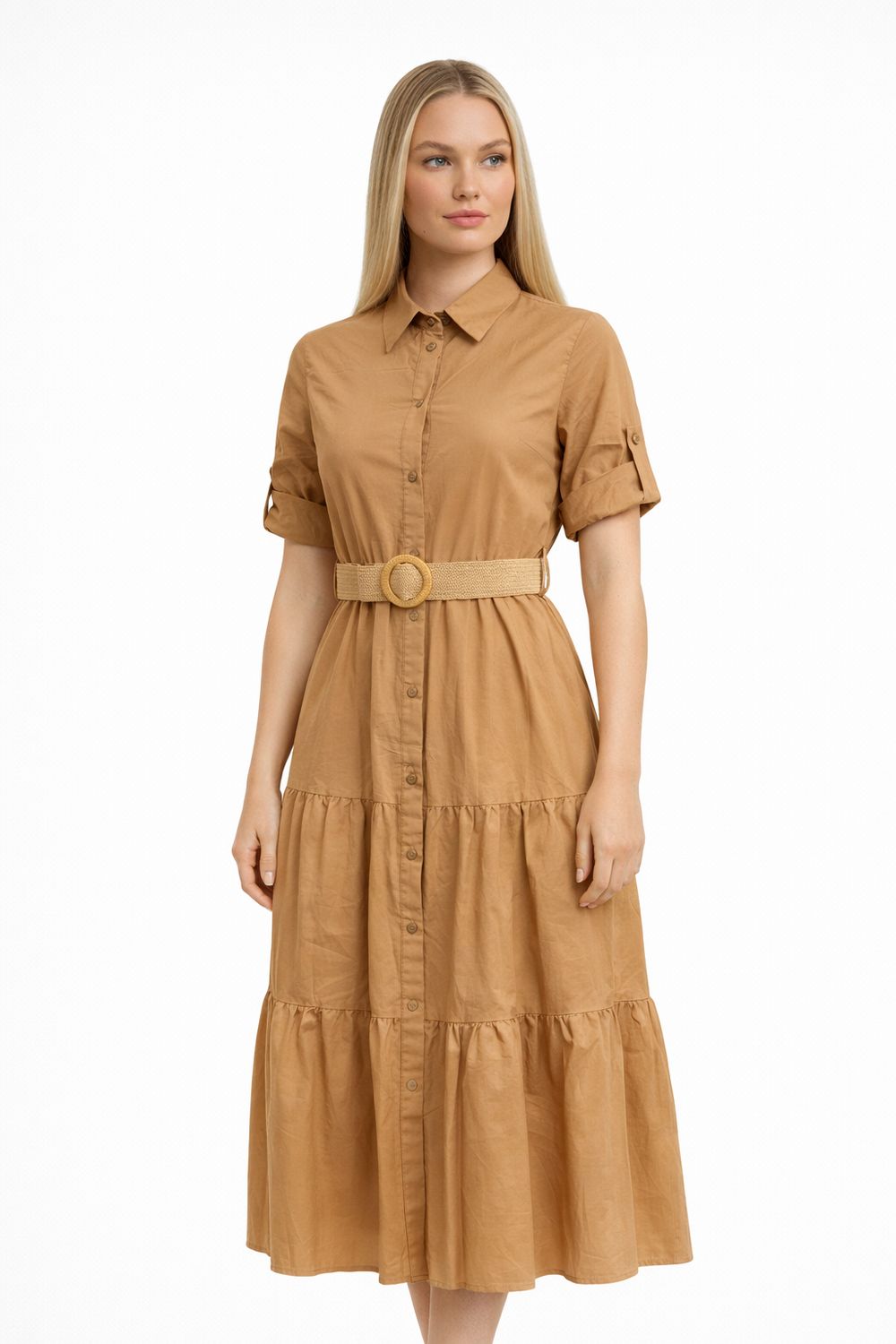 abito vestito scamiciato Carla Ferroni 70307