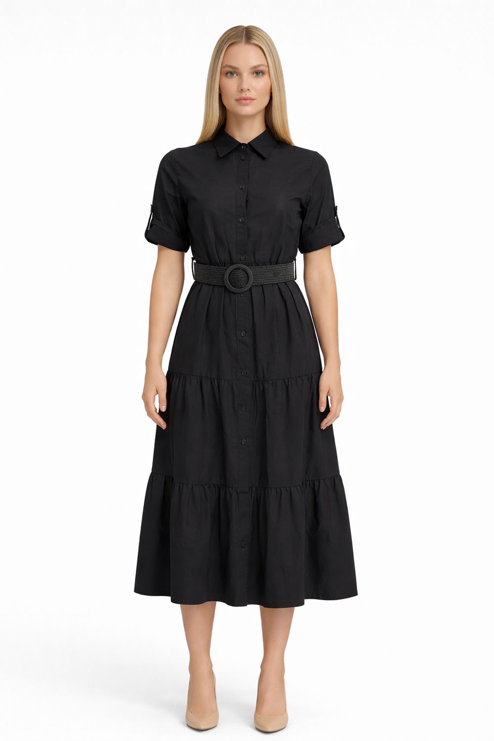 abito vestito scamiciato Carla Ferroni 70307