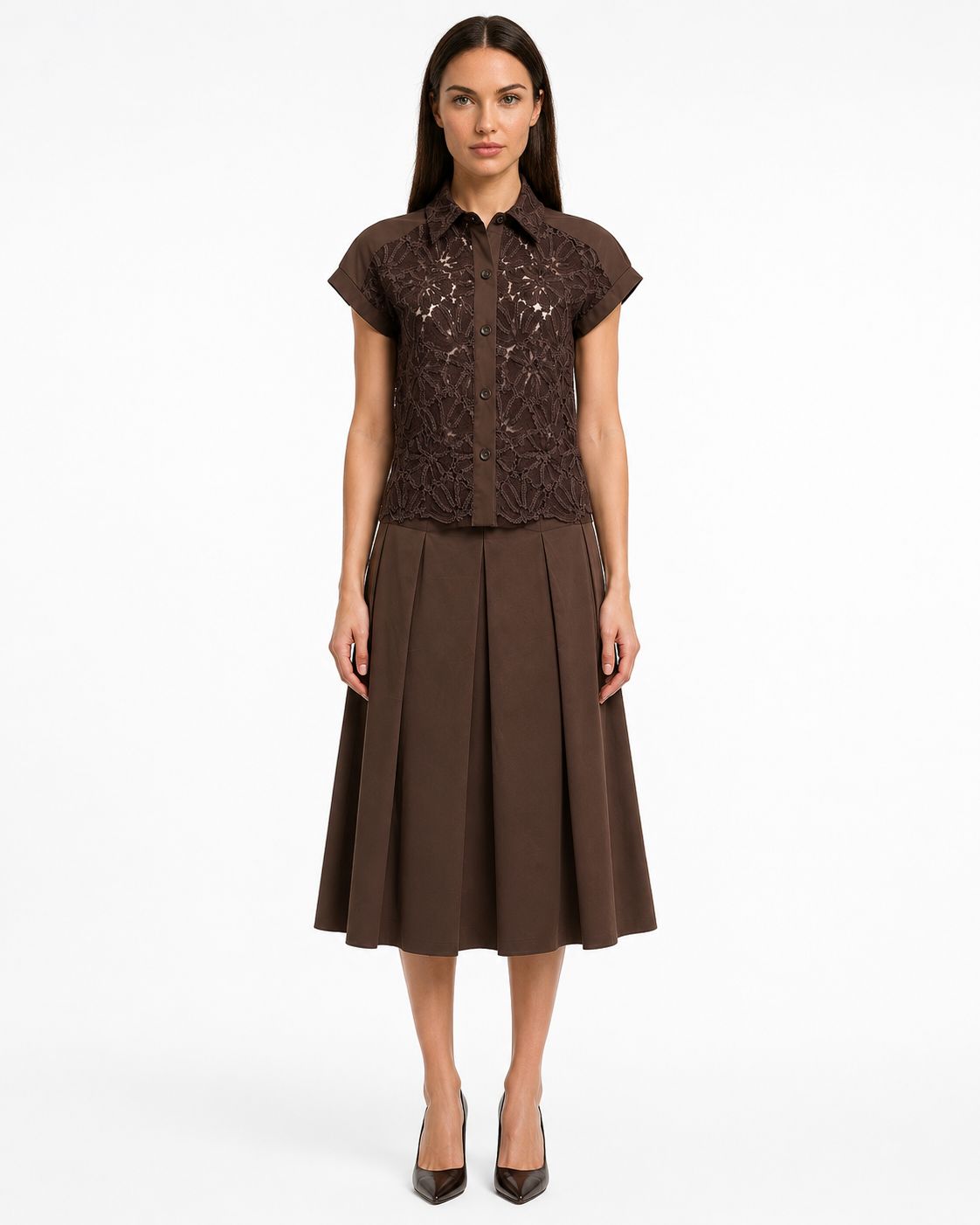 completo camicia gonna Carla Ferroni 70305