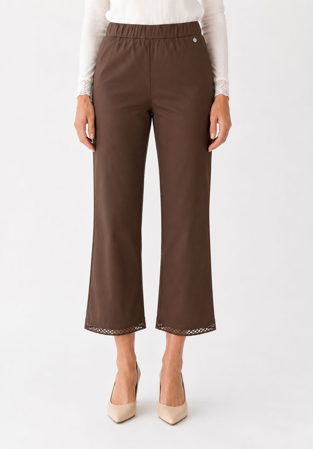 pantalone con elastico in vita Carla Ferroni 70346
