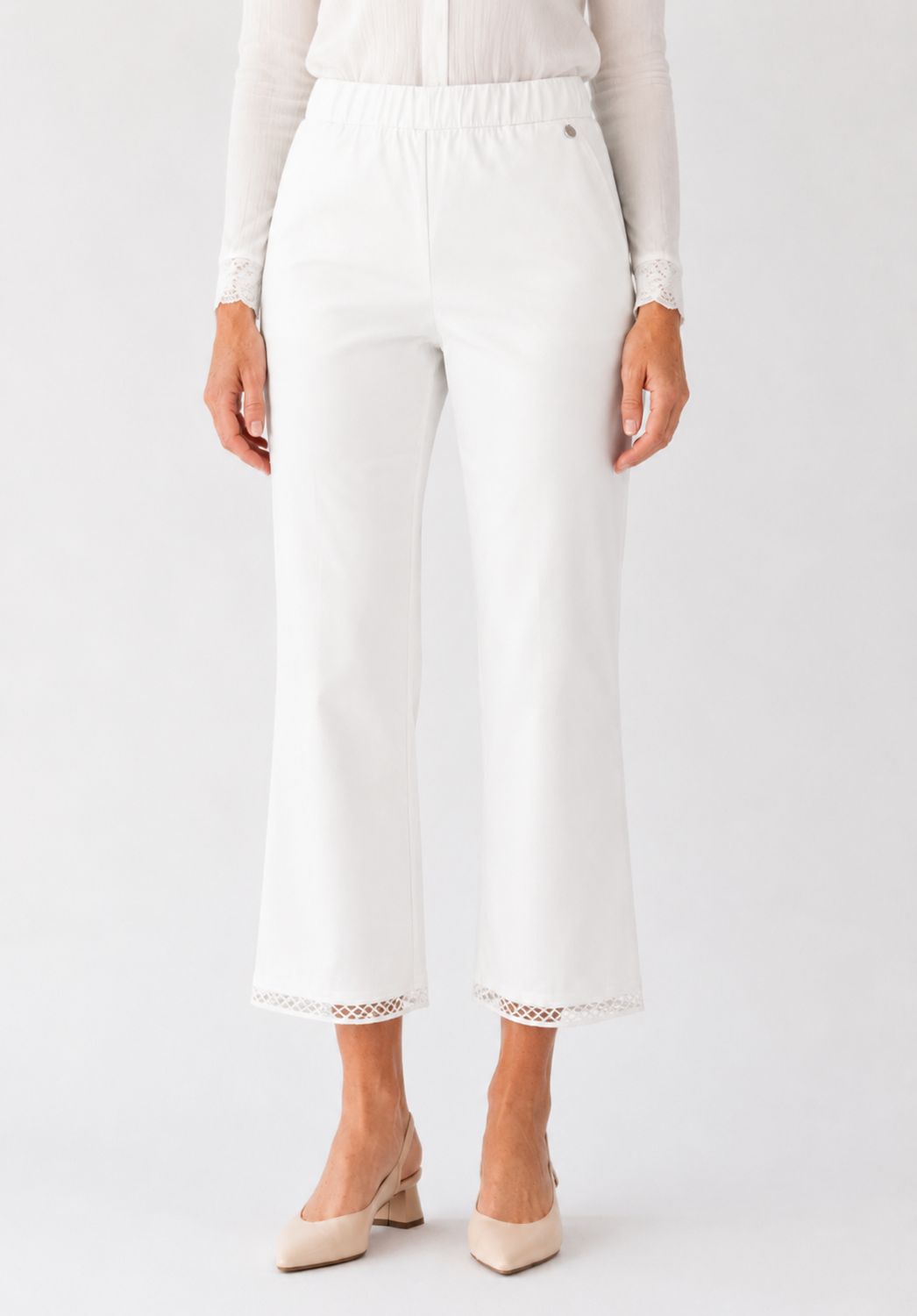 pantalone con elastico in vita Carla Ferroni 70346