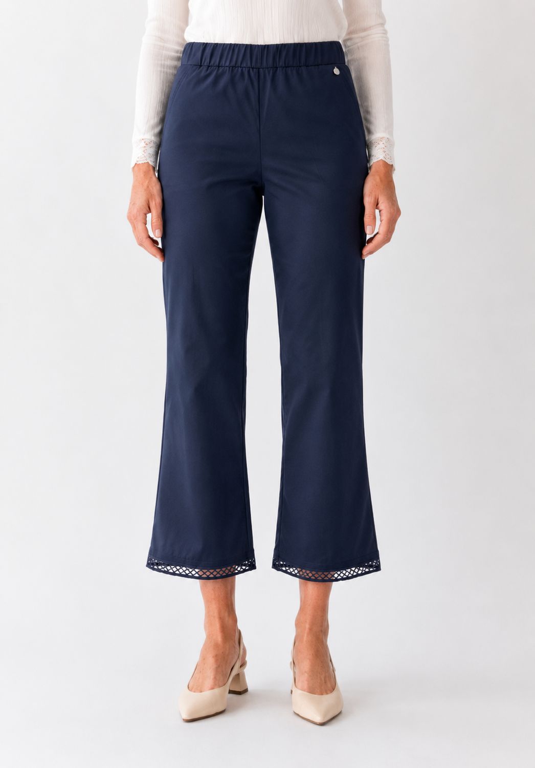 pantalone con elastico in vita Carla Ferroni 70346