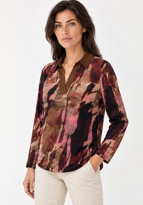 maglia con colletto CURVY Carla Ferroni 50342