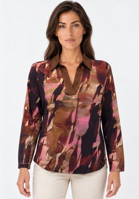maglia con colletto CURVY Carla Ferroni 50342
