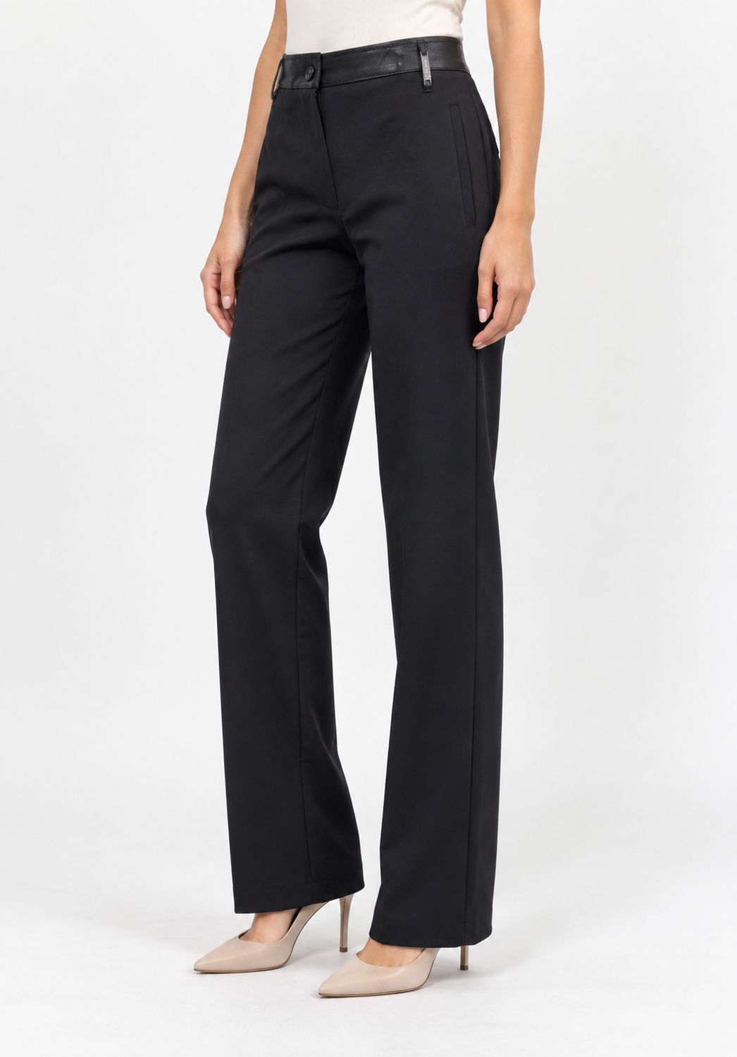pantalone con zip Carla Ferroni 70422