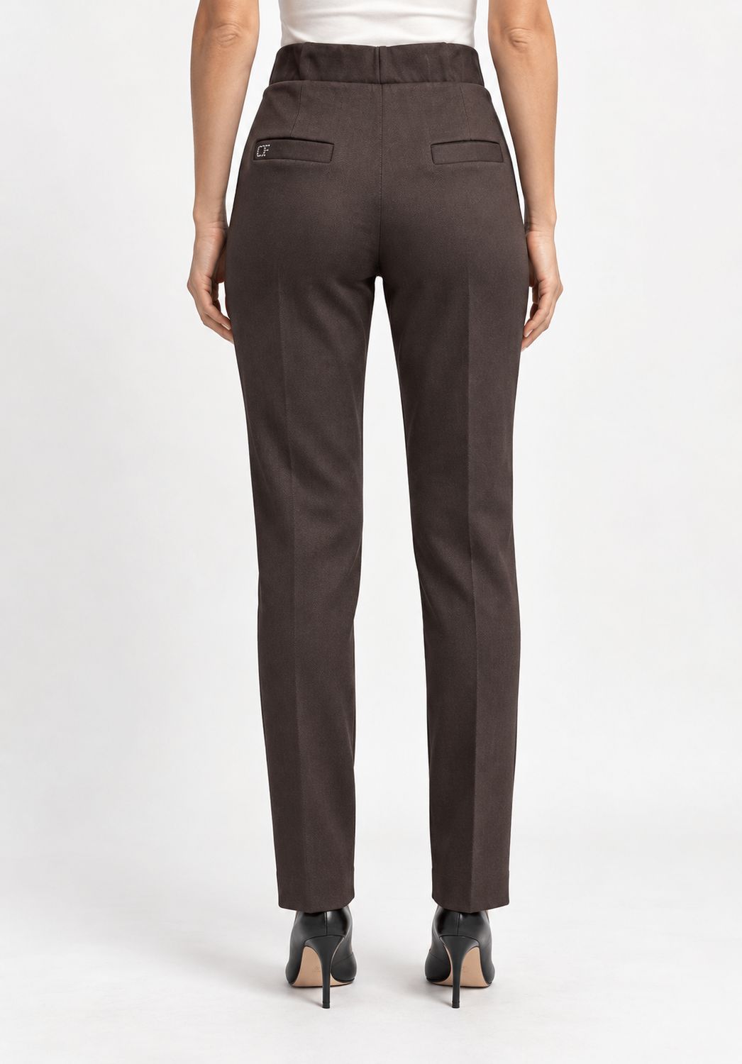 pantalone con elastico in vita Carla Ferroni 70412