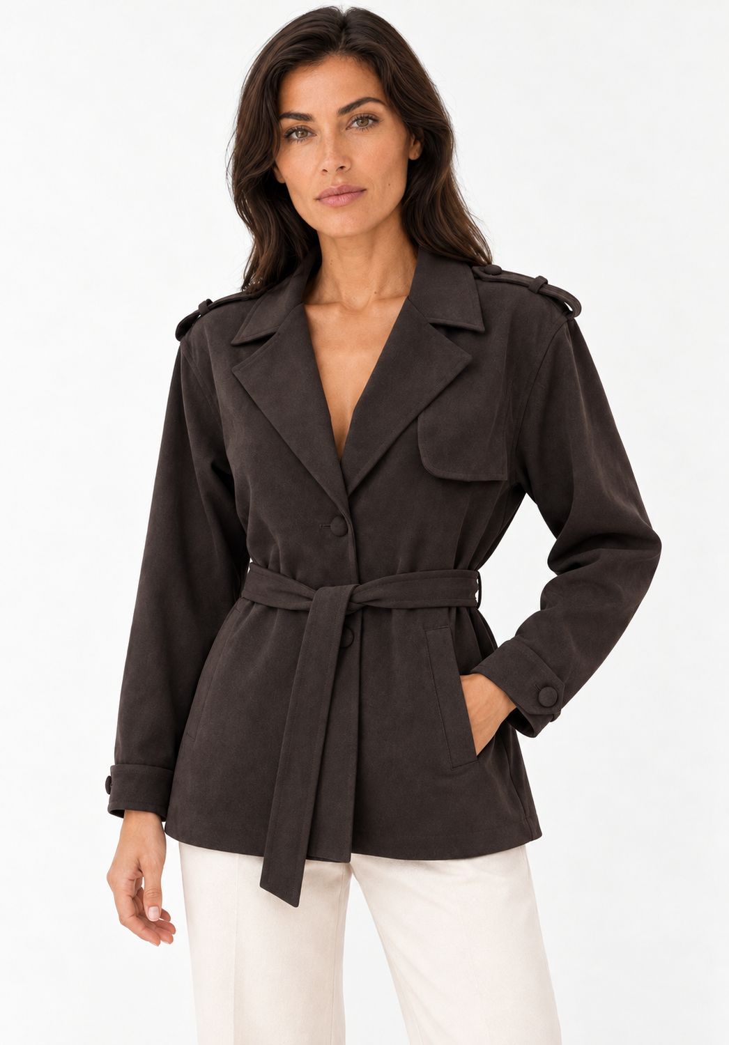 giacca trench Carla Ferroni 70441