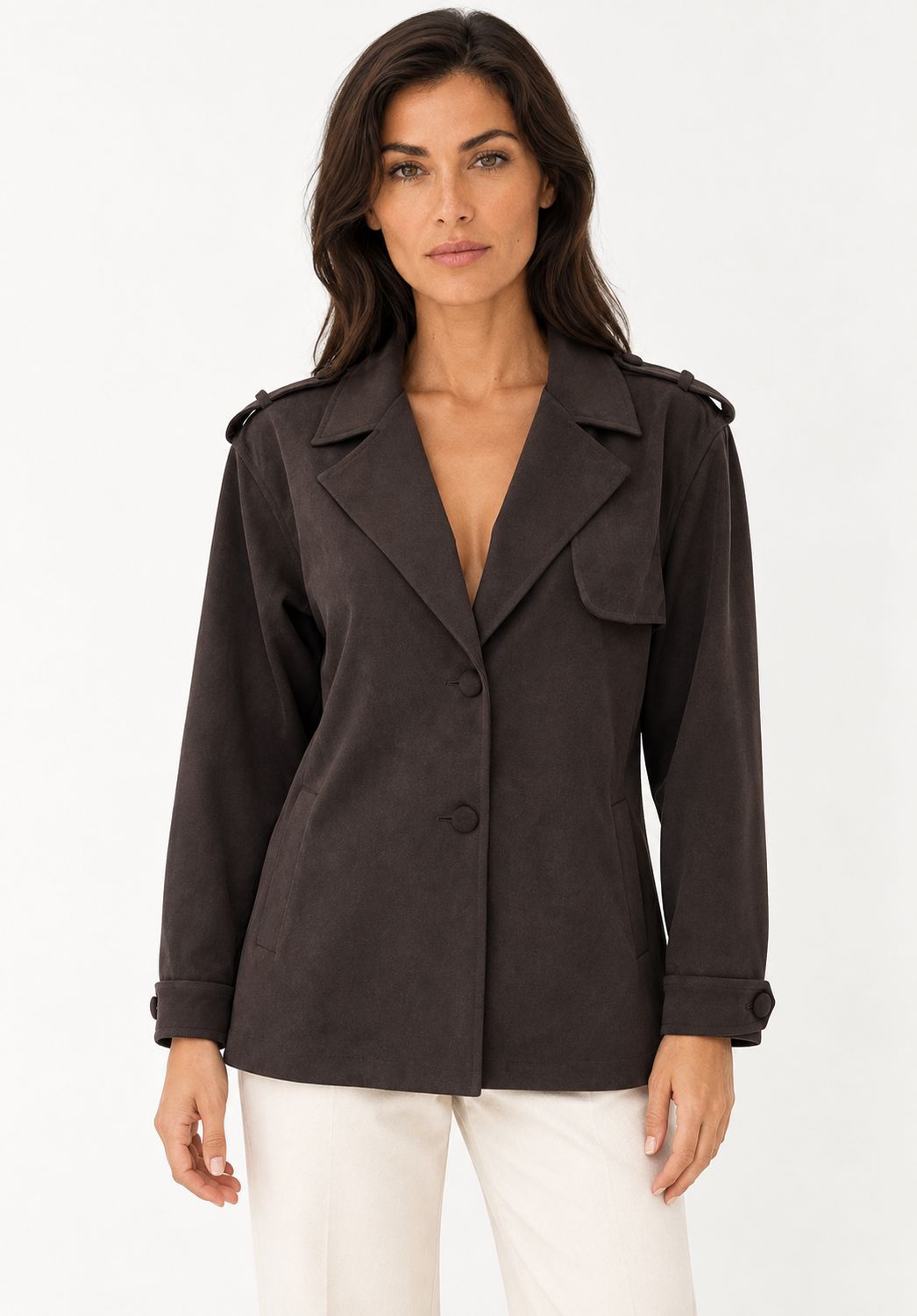 giacca trench Carla Ferroni 70441
