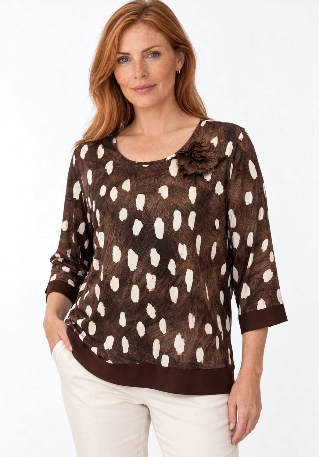 casacca maglia CURVY Carla Ferroni 50338