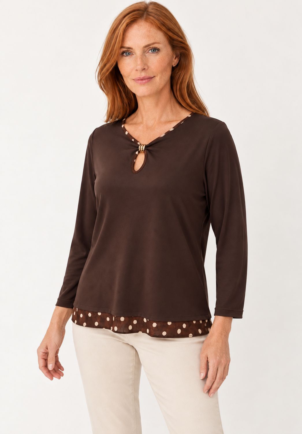 casacca maglia CURVY Carla Ferroni 50339
