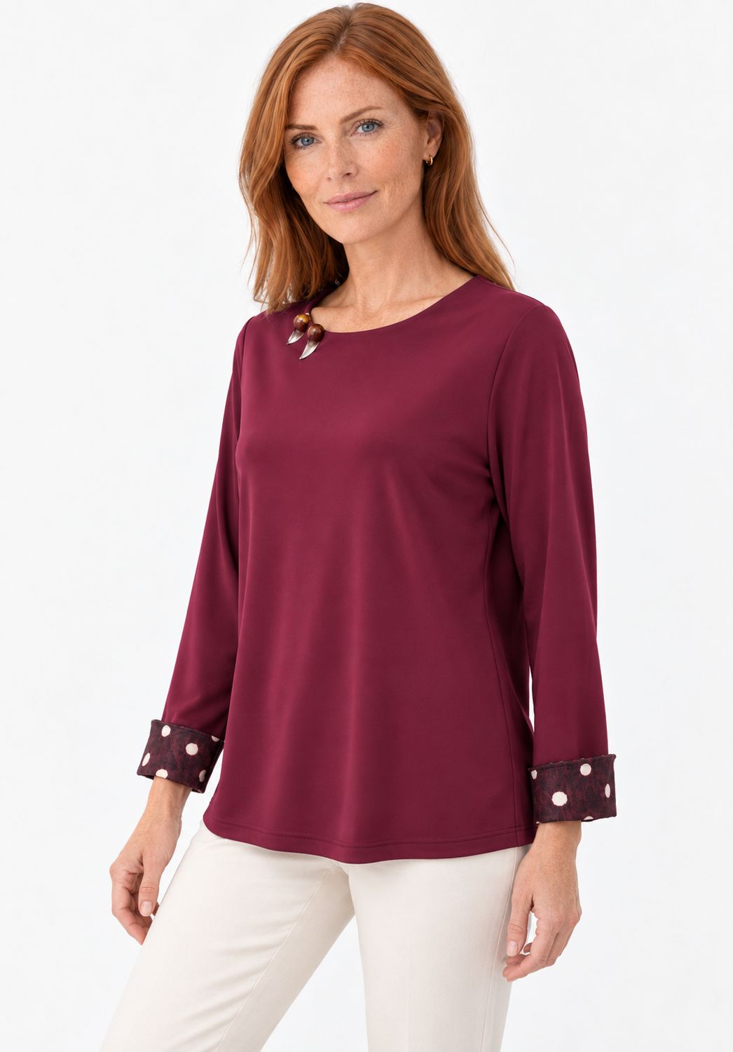 casacca maglia CURVY Carla Ferroni 50340